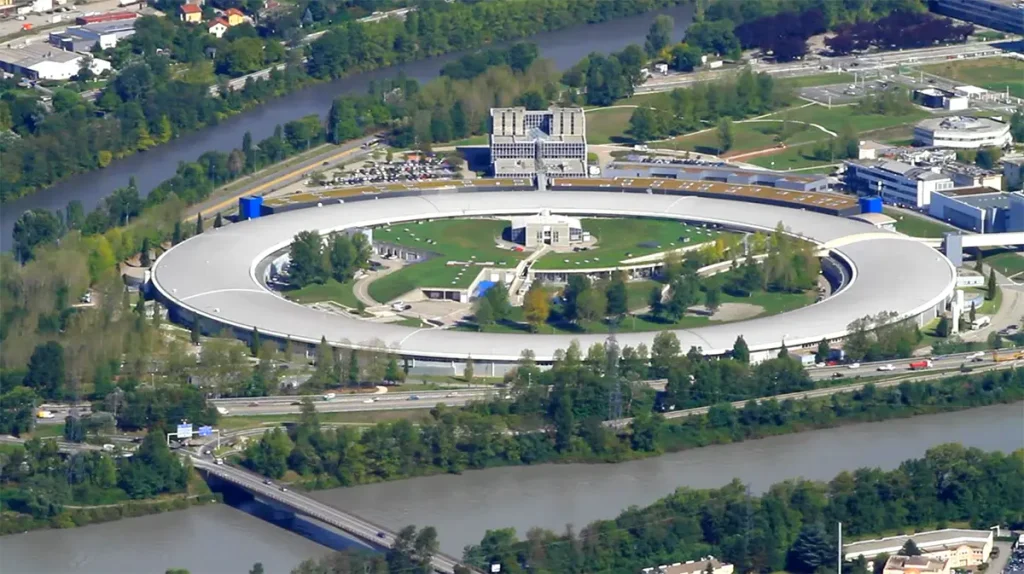 Photo of the Grenoble synchrotron